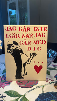 "Jag går inte isär när jag går med dig"
