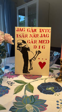 "Jag går inte isär när jag går med dig"