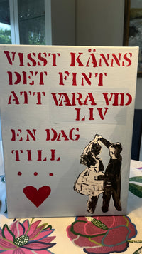 Visst känns det fint att vara vid liv en dag till