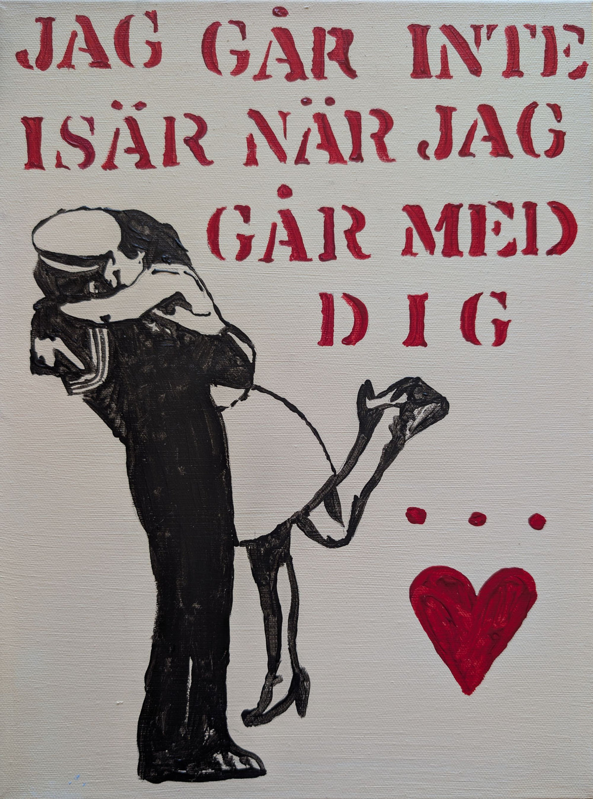 "Jag går inte isär när jag går med dig"